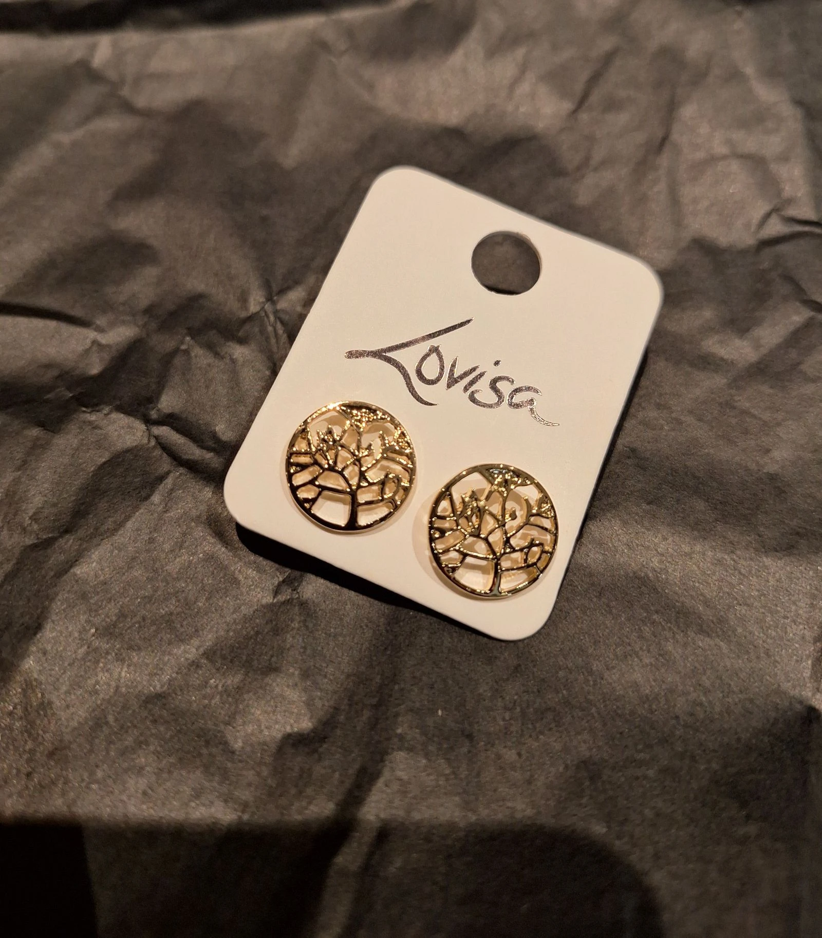 Jolie boucles d'oreilles lovisa arbre de vie